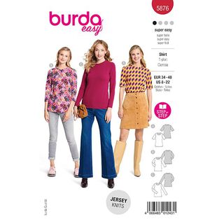 Shirt | Burda 5876 | 34-48, 