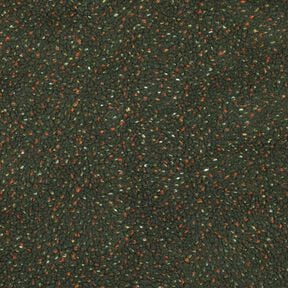 Teddy pluche Tweed Mix | Poppy Fabrics – donkergroen, 