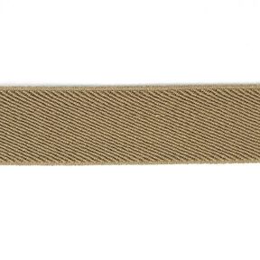 Elastiek Basic - donkerbeige, 