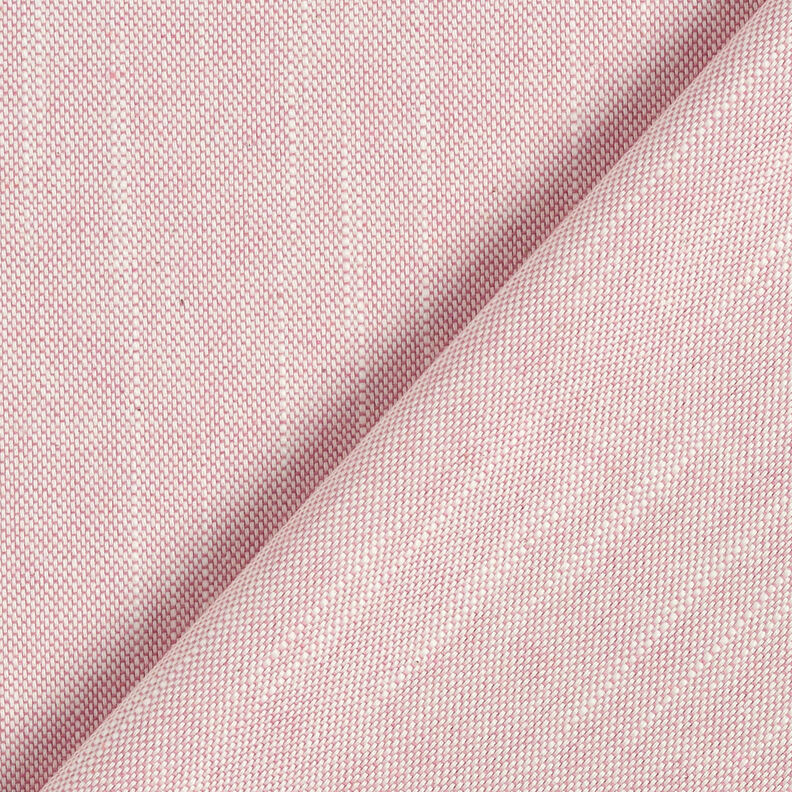 Decostof Half panama lichte structuur – roze/lichtbeige,  image number 4