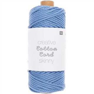Creative Cotton Cord Skinny macramé-garen [3mm] | Rico Design – babyblauw, 