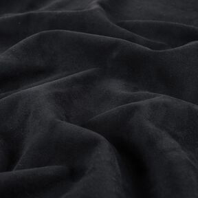 Velours met sherpa bonten achterkant – zwart, 