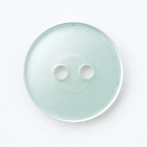 2-gats knoop glanzend [Ø 15 mm] – licht mint, 