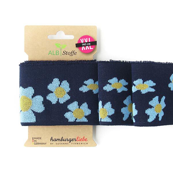 GOTS Biologische boordstof CUFF ME ICON [140 cm | 8 cm] | Albstoffe | Hamburger Liebe,  image number 1