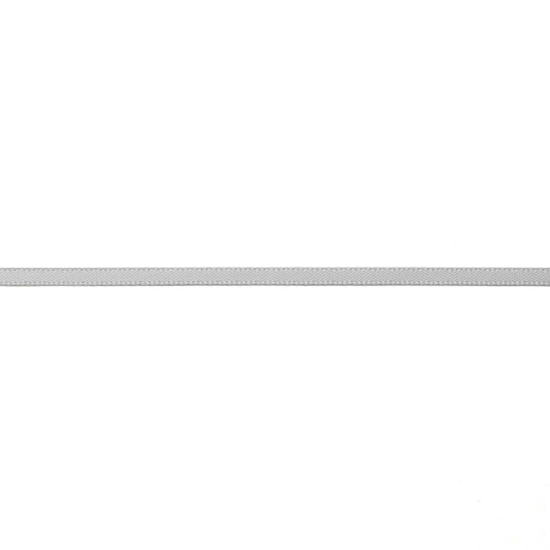Satijnband [3 mm] – lichtgrijs,  image number 1
