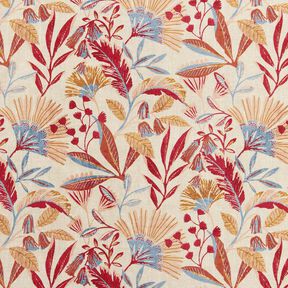 Decostof Half panama Flora – natuur/bessen, 