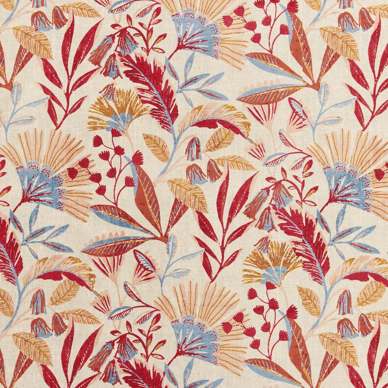 Decostof Half panama Flora – natuur/bessen,  image number 1