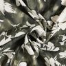 Viscosestof aquarel wilde rozen – donkergrenen/ecru,  thumbnail number 3