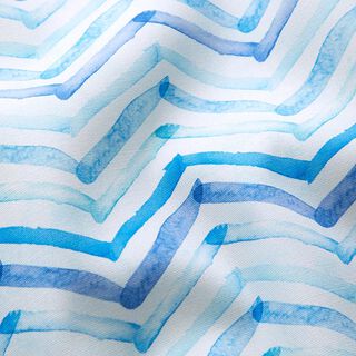 Outdoorstof Canvas Tanden – blauw, 