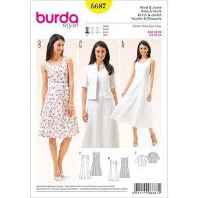 Jurk / Jas, Burda 6687, 