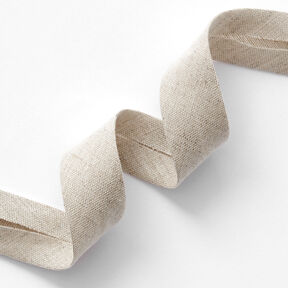 Biasband Linnen-mix [20 mm] – natuur, 