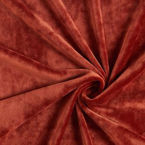 Stretchfluweel Nicki Stof – terracotta, 