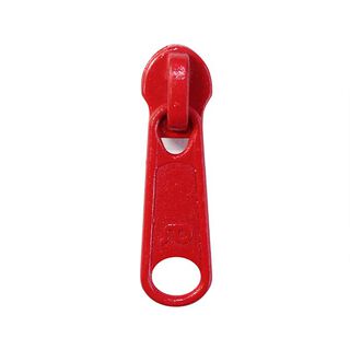 Ritssluiting schuiver – rood, 