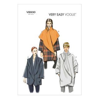Mantel|jas, Vogue 8930 | 32 - 40, 