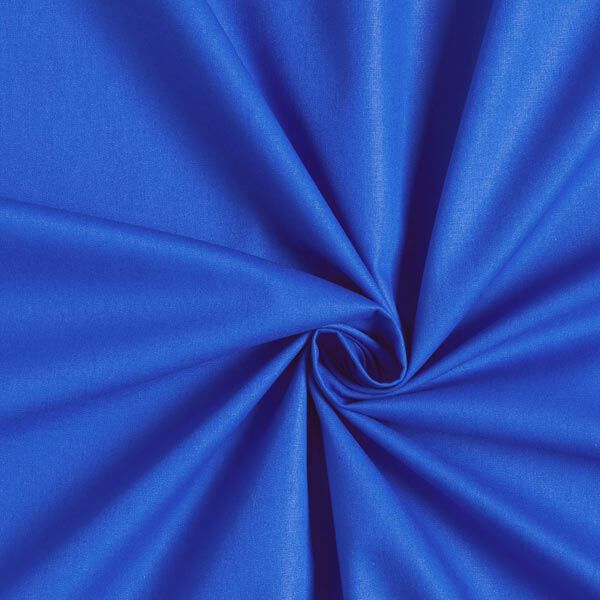 Katoenpopeline Effen – koningsblauw,  image number 1