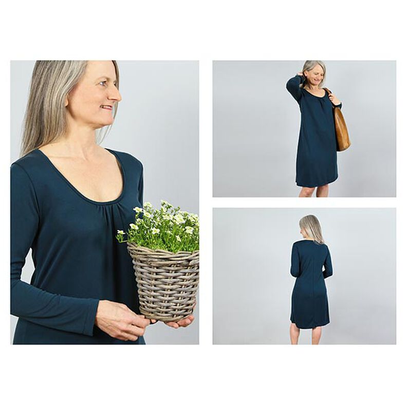 MEVROUW VLIELAND Jerseyjurk met ronde halslijn | Studio Schnittreif | XS-L, image number 2