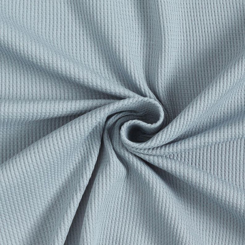 Wafel jersey Effen – lichtblauw,  image number 1