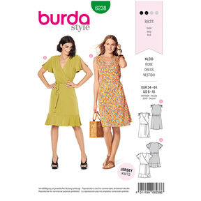 Wikkeljurk, Burda 6238 | 34 - 44, 