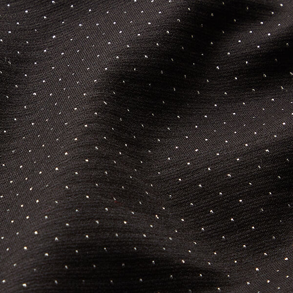 Romaniet jersey stippen lurex – zwart,  image number 2
