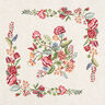 Decoratief stuk Gobelin Romantisch bloemenmotief – lichtbeige,  thumbnail number 1
