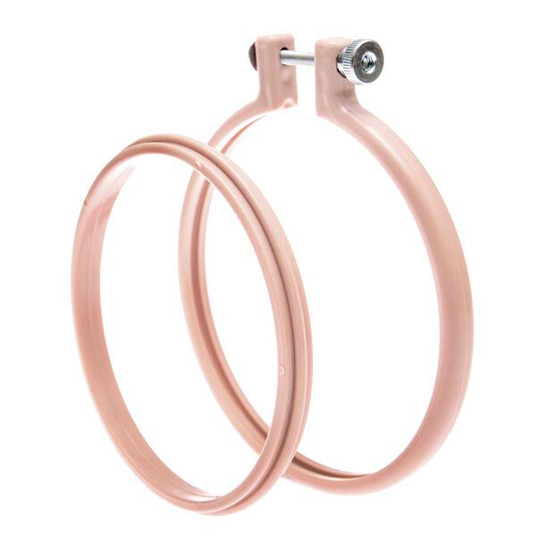 Borduurring [ Ø 10,1 cm ] | Rico Design – roze,  image number 2
