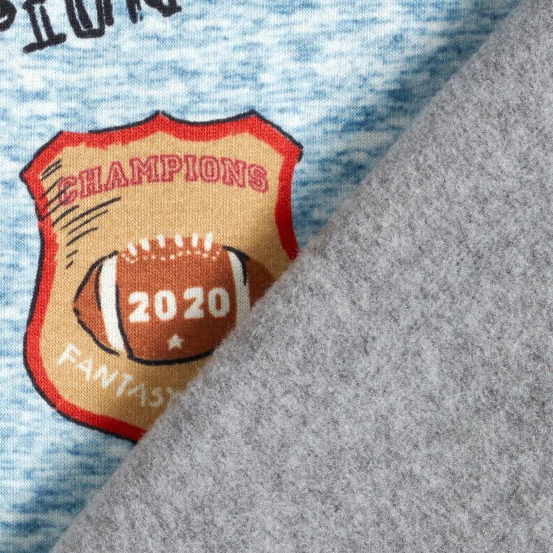 Alpenfleece Collagejas – lichtblauw/grijs,  image number 4