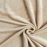 Stretchfluweel – lichtbeige,  thumbnail number 1