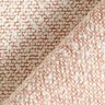 Outdoorstof fijne bouclé – zalm/ecru,  thumbnail number 4