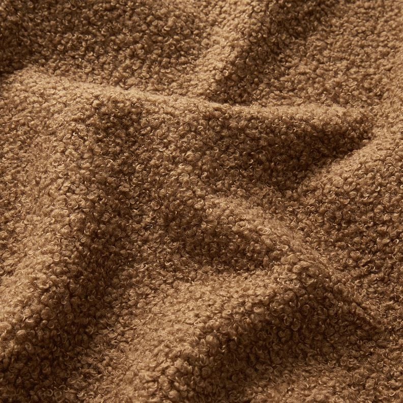 Bekledingsstof Teddy zacht – mocca,  image number 2