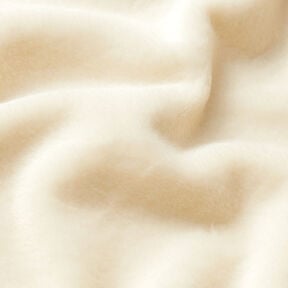 Nicki fleece effen – creme, 