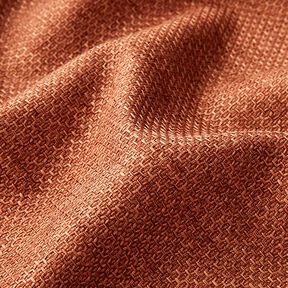 Bekledingsstof Honingraatstructuur – terracotta, 