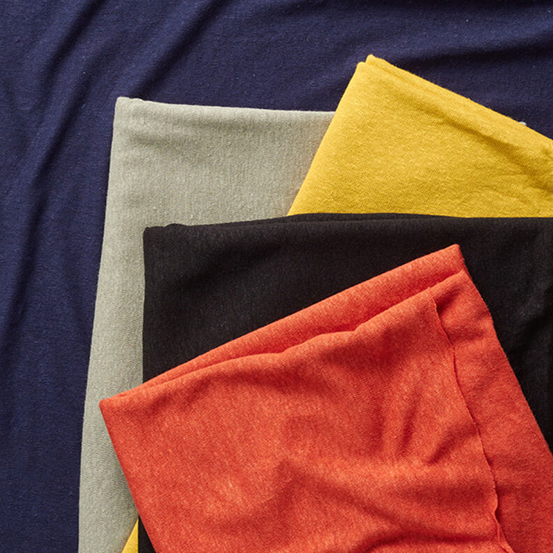 Fijngebreid viscose-linnen-mix – riet, image number 4
