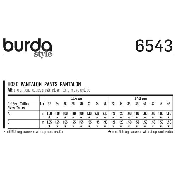 broek / jeans, Burda 6543,  image number 11