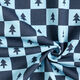 Softsweat dennenbomen – marineblauw/lichtblauw,  thumbnail number 3