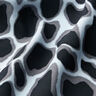 Viscosestof luipaardpatroon – lichtblauw/zwart,  thumbnail number 2