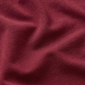 Bamboe Viscosejersey Effen – bordeauxrood, 