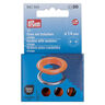 Oogjes met sluitringen [15 stuks | Ø 14 mm] | Prym – oranje/zilver metallic,  thumbnail number 1