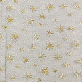 Tule glittersterren – zwart/goud, 