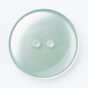 2-gats knoop glanzend [Ø 25 mm] – licht mint, 