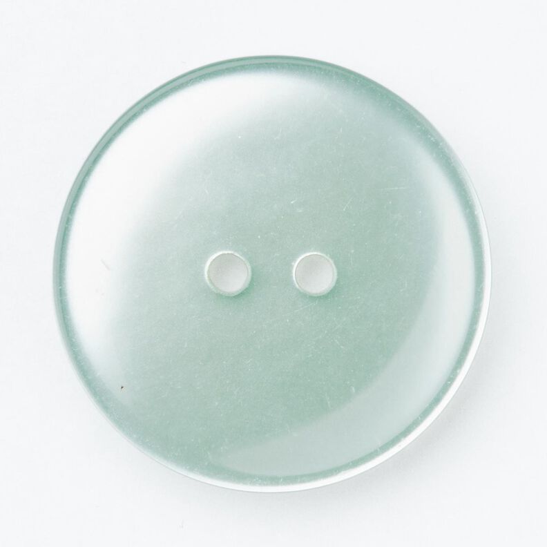 2-gats knoop glanzend [Ø 25 mm] – licht mint,  image number 1
