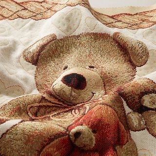 Decostof tapijtstuk Teddyberen – beige, 