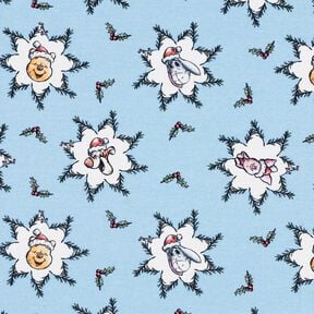 French Terry sommersweat Winnie de Poeh Licentiestof | Disney – lichtblauw, 
