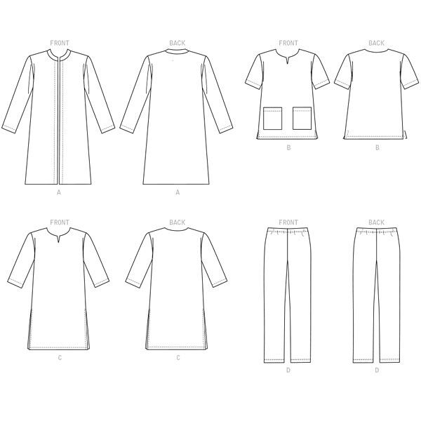 Mantel | Broek | Tuniek, Butterick 6534 | 46 - 56, image number 7