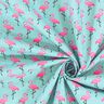 Gecoate katoen flamingo – lichtblauw,  thumbnail number 2