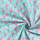 Gecoate katoen flamingo,  thumbnail number 2