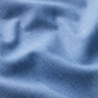 Katoen chambray jeanslook – blauw | Stofrestant 80cm, 