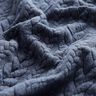 Jerseyjacquard cloqué kabelsteekpatroon – jeansblauw,  thumbnail number 2