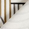 Decostof Half panama abstracte bogen – zwart,  thumbnail number 4