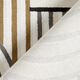 Decostof Half panama abstracte bogen – zwart,  thumbnail number 4