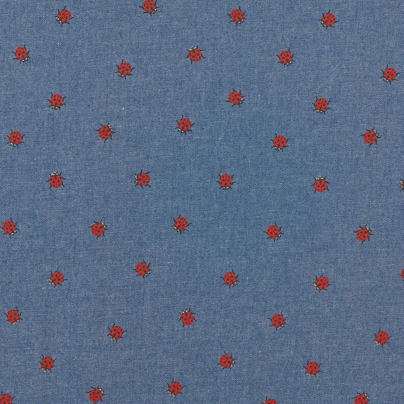 Chambray Lieveheersbeestje – jeansblauw,  image number 1
